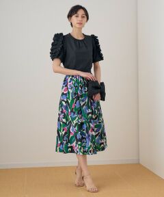買付︎新品ANAYIアナイ︎定価63800円スカーフプリントプリーツ スカート36 スカート