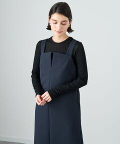 【Spring & Summer Collection 2024】<br>100番手のコットン糸にナイロン糸をカバーリングして天然素材独特の肌あたりが良いシアー素材。<br>キックバックが良く、ご自宅での手洗い可能な生地です。<br>テレコの組織で立体感を持たせつつ、レイヤードを繊細に映す透け感が相まってコンフォートに着用出来る素材です。<br><br><br>シンプルな長袖プルオーバーです。<br>伸縮性の素材を活かして、細めに作り、袖部分はレイヤードした時、エレガントに映るように長めに設定しました。<br>形状安定も良いのでご家庭で洗濯出来る為、汎用性の高いアイテムです。<br><br><br>【付属】なし<br>【裏地】なし<br>【透け感】あり<br>【開き・留め仕様】なし<br>【伸縮性】あり<br>【ケア方法】手洗い可<br>【着用感・生地の厚さ】とても柔らかく、適度にストレッチの透け感がある薄いテレコジャージー素材。<br><br>ショートヘア　model:168cm　着用サイズ:38<br>ボブヘア　model:156cm　着用サイズ:36<br>ロングヘア　model:164cm　着用サイズ:38<br><br>雑誌掲載アイテム<br><br><br>【ANAYIサイズ表】<br><br>34サイズ：5号 XSサイズ相当<br>36サイズ：7号 Sサイズ相当<br>38サイズ：9号 Mサイズ相当<br><br>・「商品のお気に入り登録」や「ブランドのお気に入り登録」で新商品や再入荷通知、セール通知などのお得な情報を受け取ることができます。<br>・照明の関係により、実際よりも色味が違って見える場合がございます。<br>またパソコン・スマートフォンなどの環境により、製品と画像のカラーが異なる場合もございます。予めご了承ください。