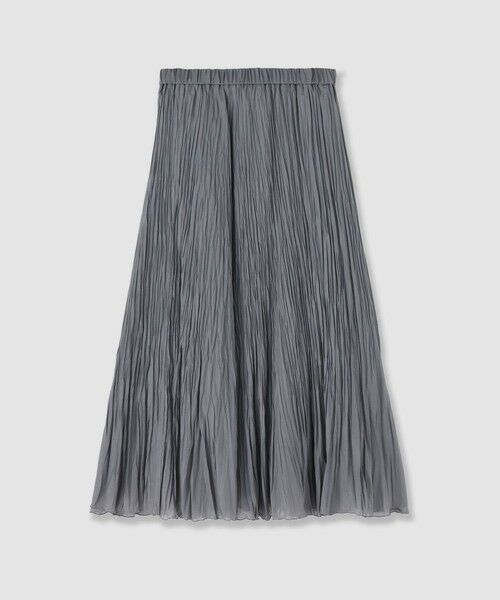 ANAYI/アナイ シルクコットンローンプリーツスカート grey (93) 36 ANAYI/アナイ シルクコットンローンプリーツスカート grey (93) 36