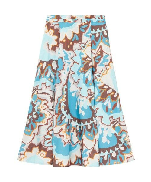 ANAYI / アナイ ミニ・ひざ丈スカート | 【セットアップ対応商品】アートフラワープリントマチフレア スカート | 詳細4