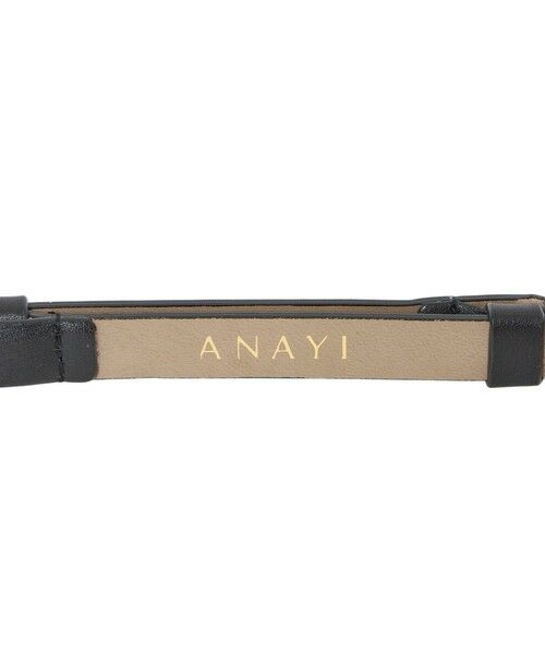 極美品 ANAYI アナイ ダブル バックル スライド ベルト ブラウン ダブルバックルスライドベルト|ANAYI OFFICIAL ONLINE STORE