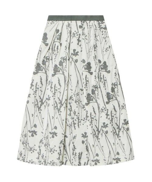 ANAYI / アナイ ロング・マキシ丈スカート | シルエットフラワージャガードタックスカート | 詳細14