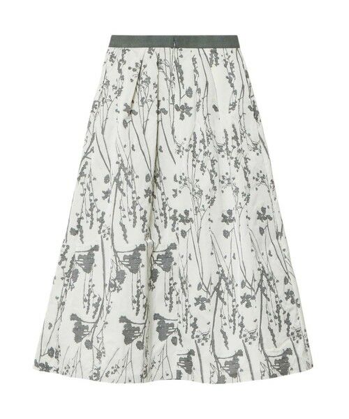 ANAYI / アナイ ロング・マキシ丈スカート | シルエットフラワージャガードタックスカート | 詳細15