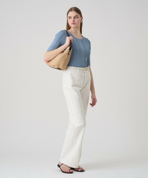 ANAYI / アナイ その他パンツ | ストレッチデニムストレートパンツ | 詳細4