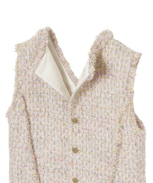 ANAYI / アナイ その他トップス | 【セットアップ対応商品】フェザーツイードＶネック ブラウス | 詳細7