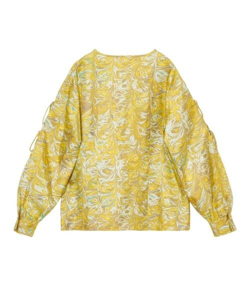 ANAYI / アナイ シャツ・ブラウス | 【セットアップ対応商品】マーブルプリントリボンスリット ブラウス | 詳細6