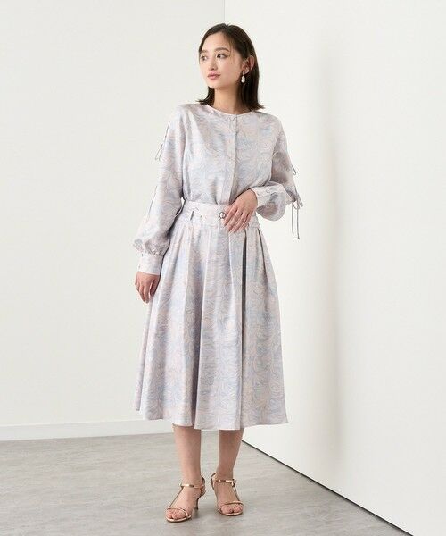 ANAYI / アナイ シャツ・ブラウス | 【セットアップ対応商品】マーブルプリントリボンスリット ブラウス | 詳細17