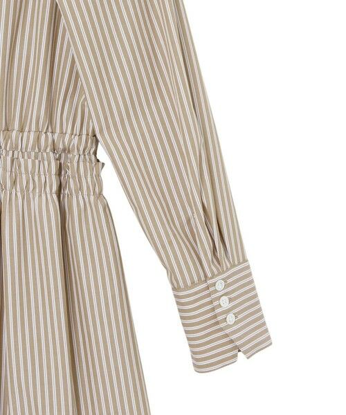 ANAYI / アナイ ミニ丈・ひざ丈ワンピース | ストライプドロストシャツ ワンピース | 詳細14