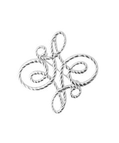 ANAYI / アナイ ブローチ・コサージュ | ロゴモチーフロープブローチ