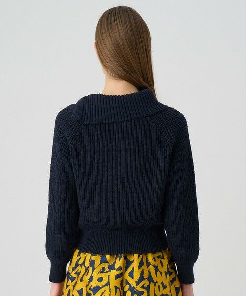 ANAYI / アナイ ニット・セーター | アシメカラーラグラン プルオーバー | 詳細12