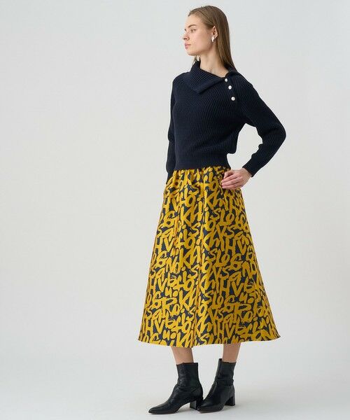 ANAYI / アナイ ニット・セーター | アシメカラーラグラン プルオーバー | 詳細14