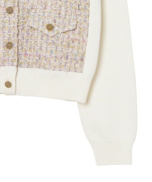 ANAYI / アナイ カーディガン・ボレロ | フェザーツイードニットコンビ カーディガン | 詳細8