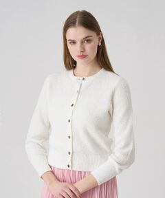 アナイ　ウールシルクリブカーディガン　タイムセール ウールシルクリブVネック カーディガン | ANAYI/アナイ | 三越