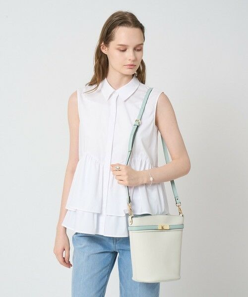 ANAYI / アナイ ショルダーバッグ | ◇配色バケットショルダーバッグ | 詳細1