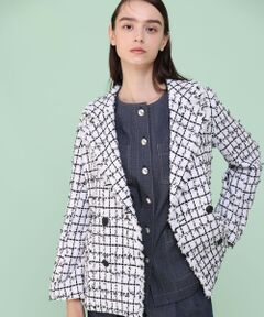 ANAYI / アナイ その他アウター | チュールツイードダブル ジャケット