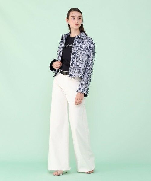 ANAYI / アナイ その他アウター | 【セットアップ対応商品】ネイビーリボンツイードブルゾン | 詳細6