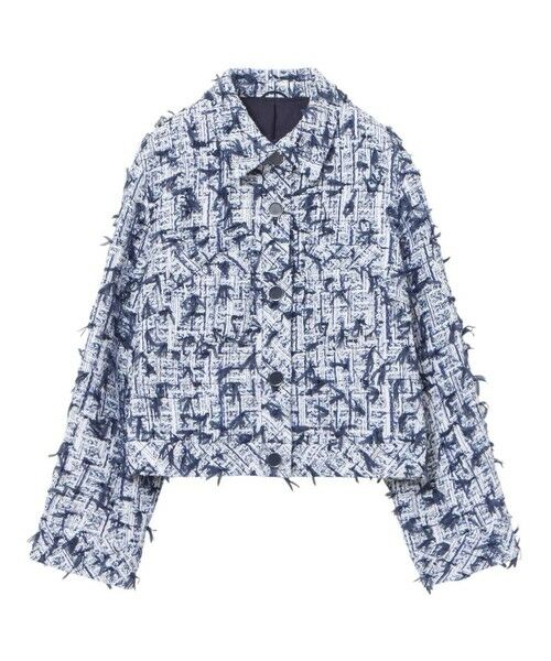 ANAYI / アナイ その他アウター | 【セットアップ対応商品】ネイビーリボンツイードブルゾン | 詳細7