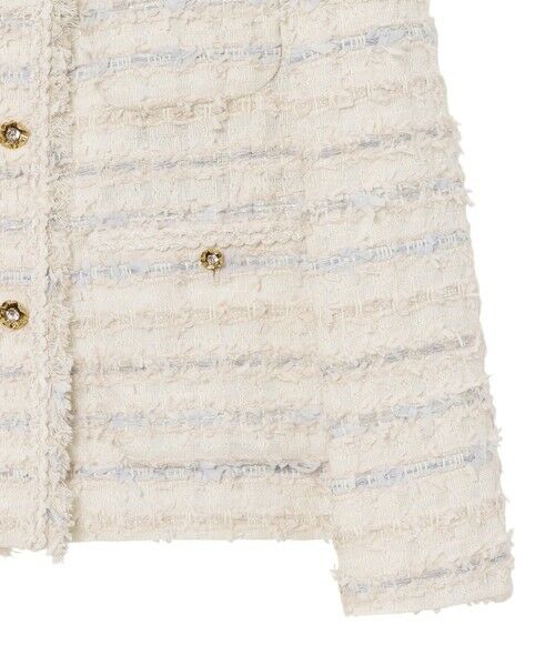 ANAYI / アナイ ノーカラージャケット | 【セットアップ対応商品】ペールトーンツイード4ポケット ジャケット | 詳細9