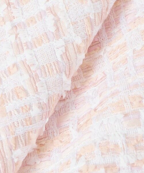 ANAYI / アナイ その他アウター | サーモンピンクツイード半袖 ジャケット | 詳細16