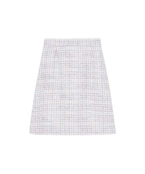 ANAYI / アナイ ミニ・ひざ丈スカート | 【セットアップ対応商品】パステルツイード台形スカート | 詳細6