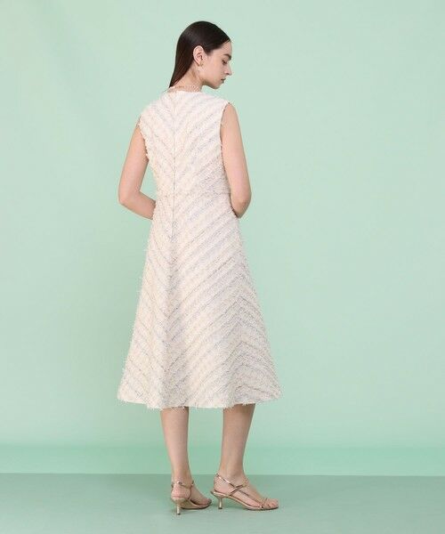 ANAYI / アナイ ロング・マキシ丈ワンピース | 【セットアップ対応商品】ペールトーンツイードバイヤス ワンピース | 詳細4