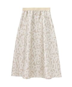 ANAYI / アナイ ロング・マキシ丈スカート | レタードジャガードギャザースカート