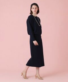 ANAYI / アナイ ミニ・ひざ丈スカート | 【セットアップ対応商品】ネップスムース スカート