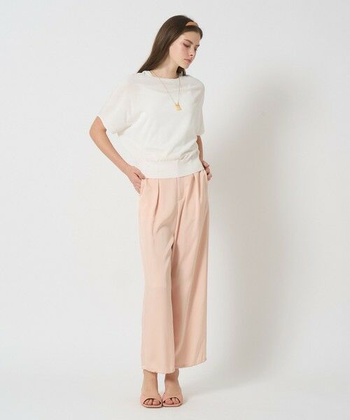 ANAYI / アナイ その他パンツ | 【セットアップ対応商品】ストレッチサテンワークパンツ | 詳細15