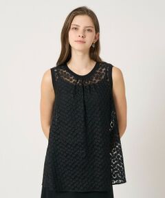 ANAYI / アナイ シャツ・ブラウス | フラワー刺繍ノースリーブ ブラウス