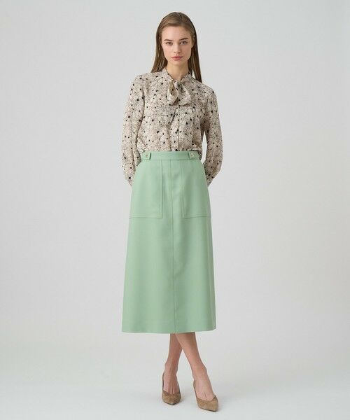 ANAYI / アナイ シャツ・ブラウス | ドローイングフラワープリントタイブラウス | 詳細6