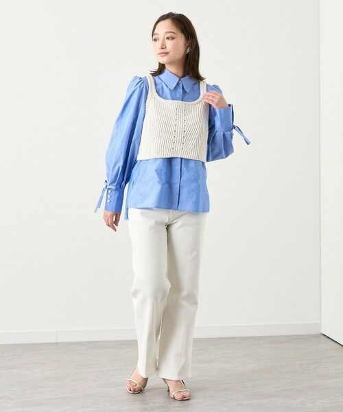 ANAYI / アナイ シャツ・ブラウス | コットンブロードリボンカフス ブラウス | 詳細14