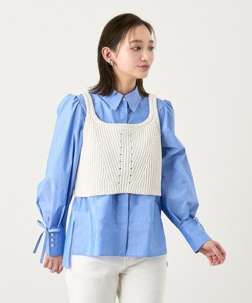 ANAYI / アナイ シャツ・ブラウス | コットンブロードリボンカフス ブラウス | 詳細10