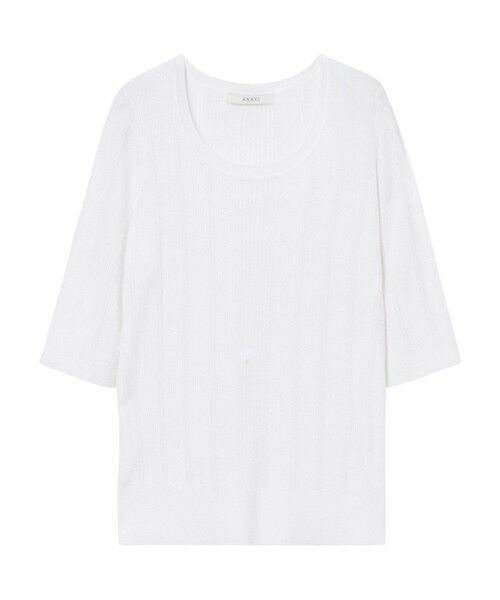 ANAYI / アナイ ニット・セーター | アセテートポリエステルリブ プルオーバー | 詳細6