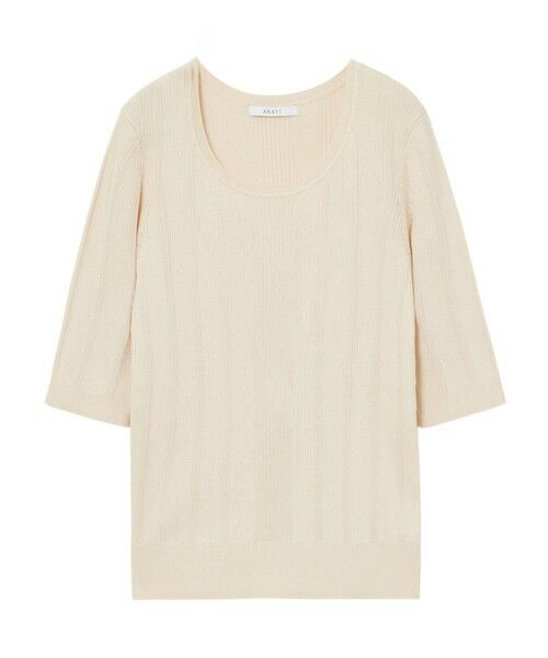 ANAYI / アナイ ニット・セーター | アセテートポリエステルリブ プルオーバー | 詳細14