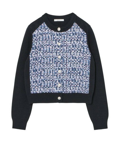 ANAYI / アナイ カーディガン・ボレロ | ブルーミックスツイードコンビ カーディガン | 詳細5