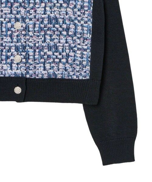 ANAYI / アナイ カーディガン・ボレロ | ブルーミックスツイードコンビ カーディガン | 詳細8