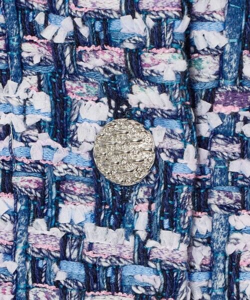 ANAYI / アナイ カーディガン・ボレロ | ブルーミックスツイードコンビ カーディガン | 詳細9