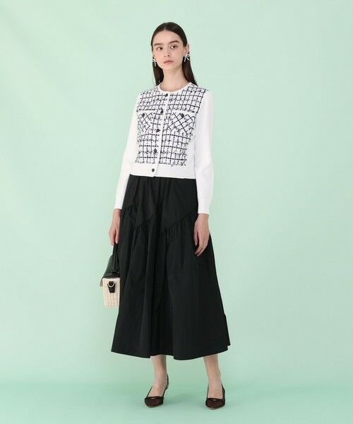 ANAYI / アナイ カーディガン・ボレロ | チュールツイードニットコンビ カーディガン | 詳細2