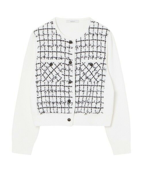 ANAYI / アナイ カーディガン・ボレロ | チュールツイードニットコンビ カーディガン | 詳細7