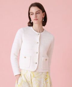 ANAYI / アナイ カーディガン・ボレロ | ペーパーシャギーモール ジャケット カーディガン