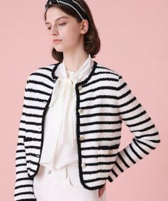 ANAYI / アナイ カーディガン・ボレロ | ペーパーシャギーモール ジャケット カーディガン