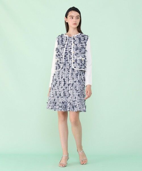 ANAYI / アナイ カーディガン・ボレロ | ネイビーリボンツイード カーディガン | 詳細10