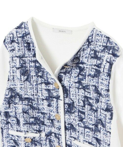 ANAYI / アナイ カーディガン・ボレロ | ネイビーリボンツイード カーディガン | 詳細15