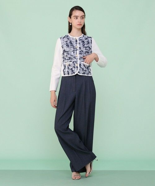 ANAYI / アナイ カーディガン・ボレロ | ネイビーリボンツイード カーディガン | 詳細8