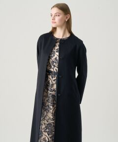 ANAYI / アナイ その他アウター | カシミヤベルト付きクルーコート