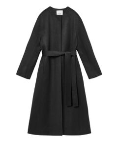ANAYI / アナイ その他アウター | カシミヤベルト付きクルーコート