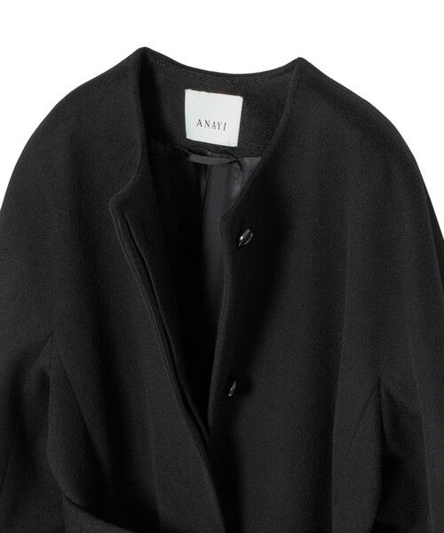 ANAYI / アナイ その他アウター | カシミヤベルト付きクルーコート | 詳細13