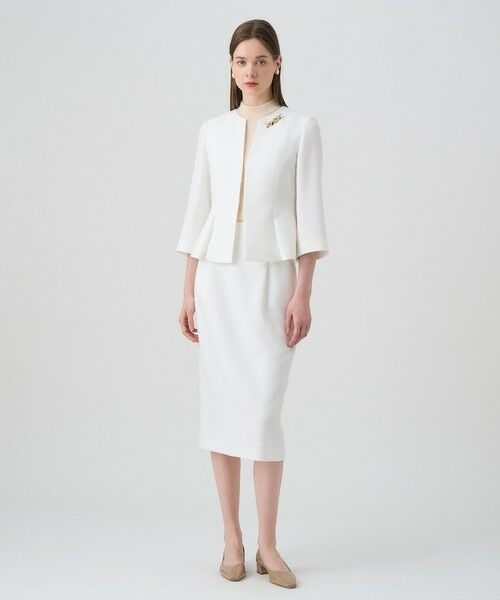 ANAYI / アナイ ミニ・ひざ丈スカート | 【セットアップ対応商品】バスケットツイードタイト スカート | 詳細6