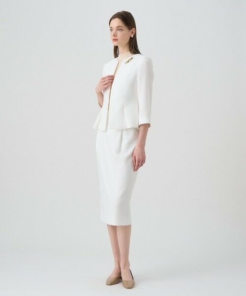 ANAYI / アナイ ミニ・ひざ丈スカート | 【セットアップ対応商品】バスケットツイードタイト スカート | 詳細7