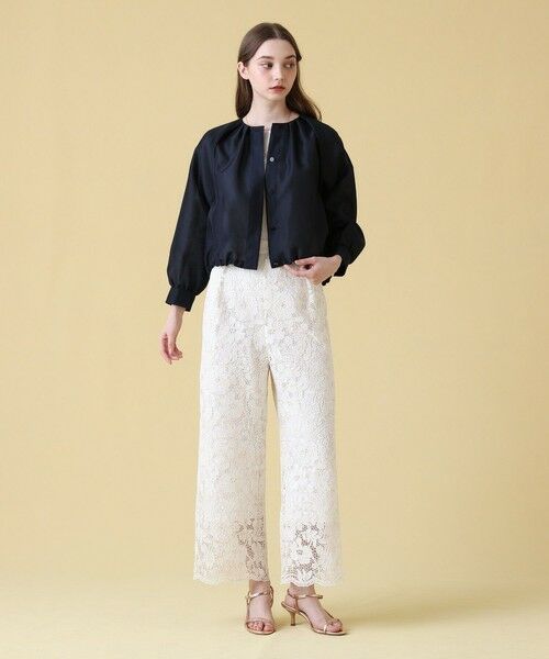 ANAYI / アナイ その他アウター | ハードオーガンジーノーカラーブルゾン | 詳細9